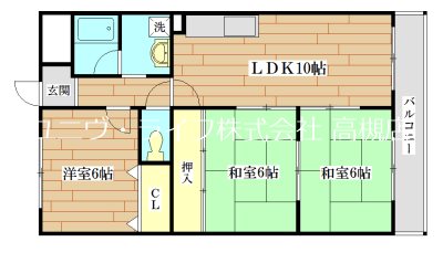ソシアルミエール 301号室 間取り