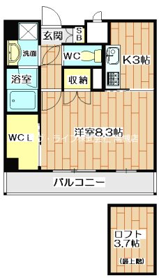 ラ・カステル・メウ 間取り図