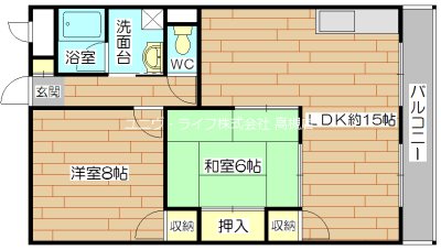 バーンフリート真上 間取り図