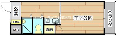 ウイズ・ユー 403号室 間取り
