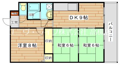 エクセレンスBe3 302号室 間取り