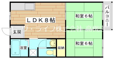 宮之川原サンハイツ 間取り