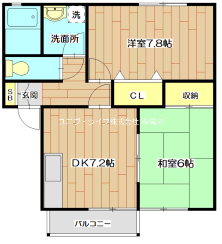 シンフォニックガーデンA棟 間取り