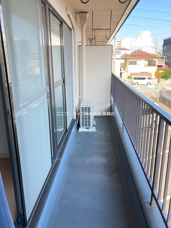 西田マンション ベランダ