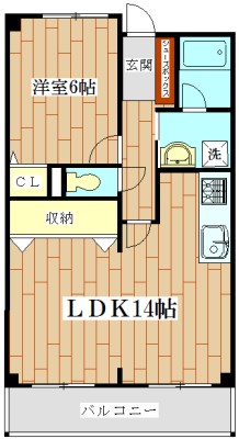 アメニティ高槻 間取り図