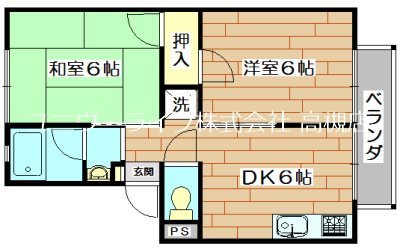 エクセルハイツ 205号室 間取り