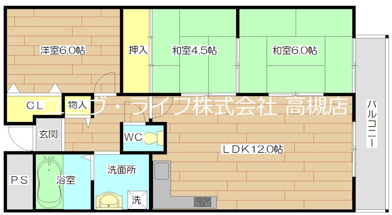 ルガーデニア 間取り