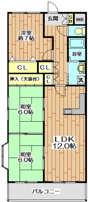 クロス・ロード高槻 間取り