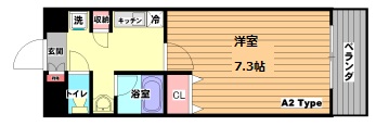 セントラル横山 間取り