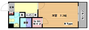 セントラル横山 間取り図