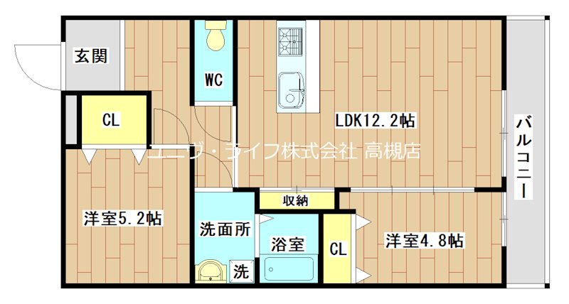 アーバンコート 103号室 間取り