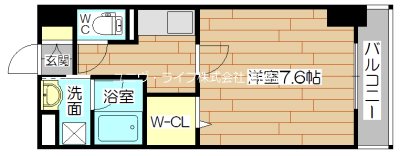 プラネット46 102号室 間取り
