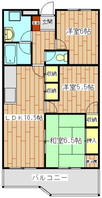 アンビエンテ桜ヶ丘 間取り図
