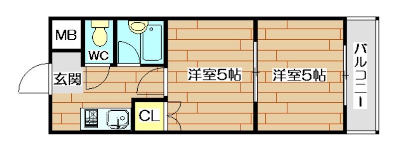 シティハウスグリンデル 306号室 間取り