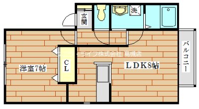 モデラート八丁畷 201号室 間取り