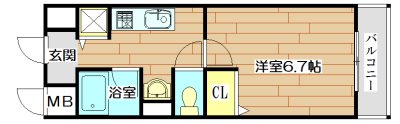 ジュネス京口 間取り図