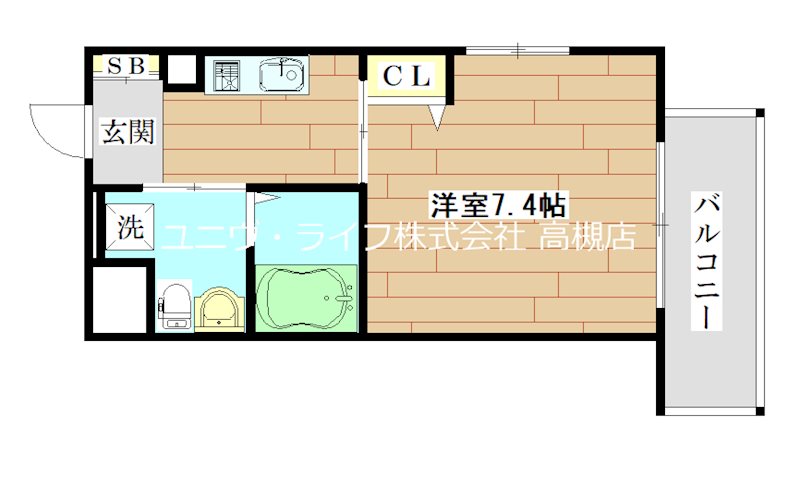 セレニテ高槻 間取り図