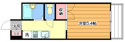 ウエストフィールドNo.3 間取り図