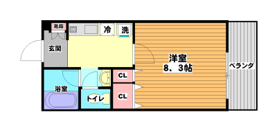 ドミトリオ仁王田 間取り図