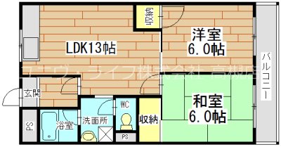 ヴェルデ高御座(ヴェルデタカミクラ) 間取り図