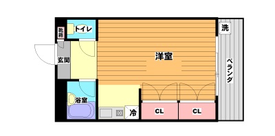 アーネスト山手Ⅰ  間取り