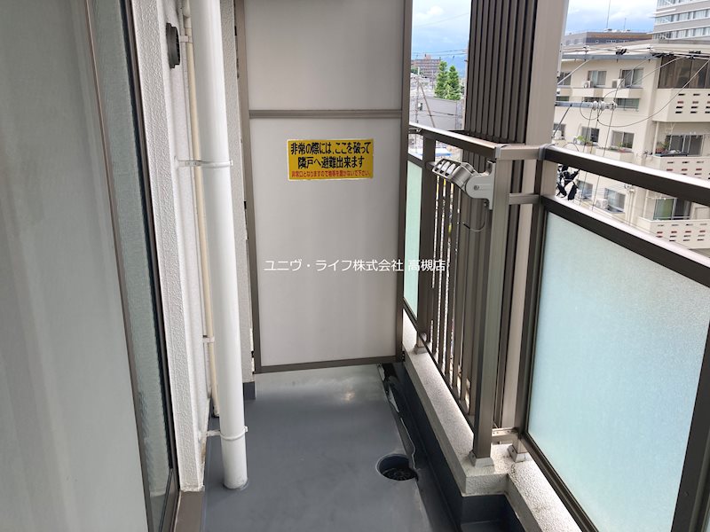 協同レジデンス摂津富田 ベランダ