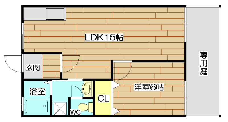 グリーンヒルⅠ 202号室 間取り