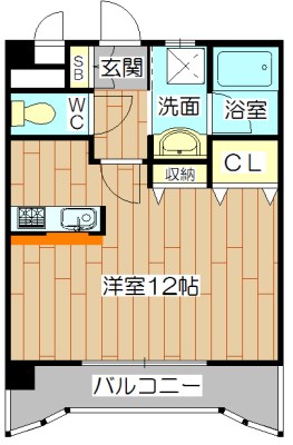 アルシェ高槻 202号室 間取り