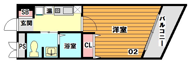 ボヌールクラルテ 102号室 間取り