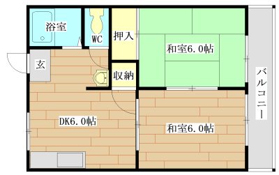 ラフォーレ 102号室 間取り