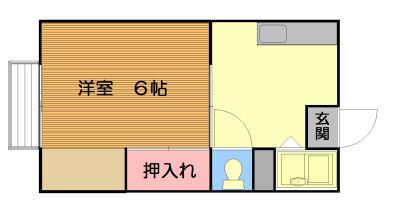 ハイツ豊津荘Ⅰ 間取り図