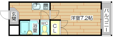 サンライン富田丘 間取り図