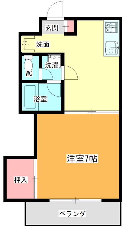 グレースユニワアネックス(女性専用) 間取り