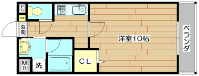ミリアディたかつき 間取り図
