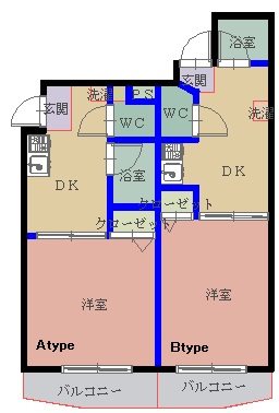 レコルテ千里山Ⅱ 間取り