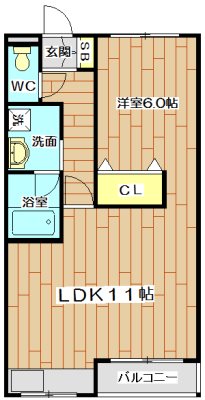 コーポ望月 間取り図