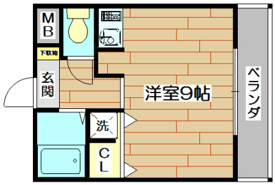 シャトーボヌール今城 間取り