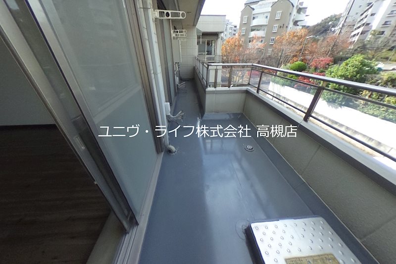 アニマン高槻阿武山 ベランダ