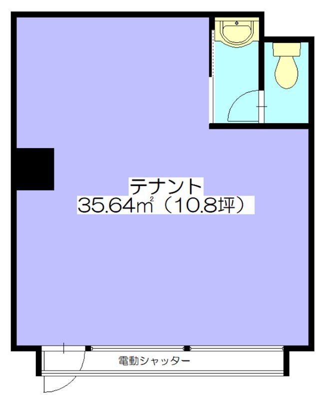 シェットランド1Fテナント 間取り