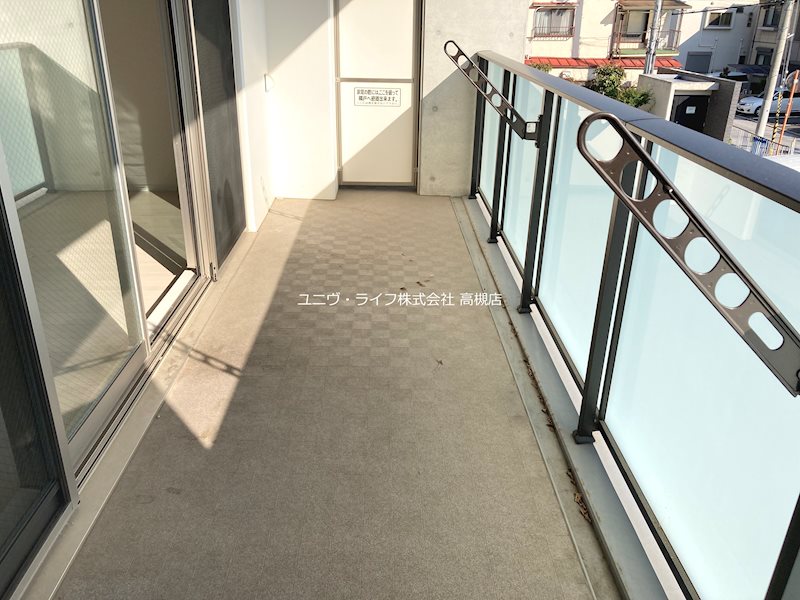 ミドリ城内町レジデンス ベランダ