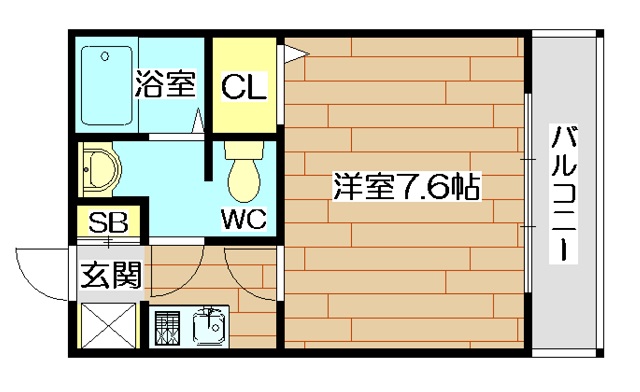 アンサンブル高槻 間取り図