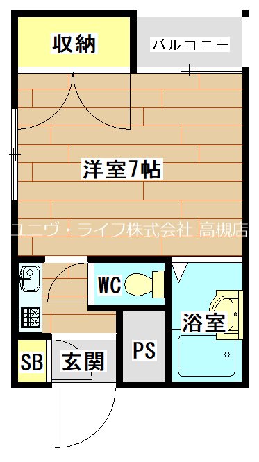 北園マンション 間取り図