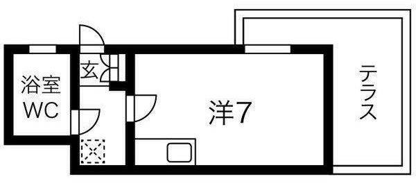 千里山ハイツ 間取り図