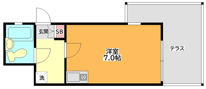 千里山ハイツ 間取り