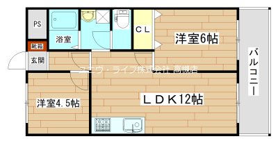 第46シマナカハイツ 間取り