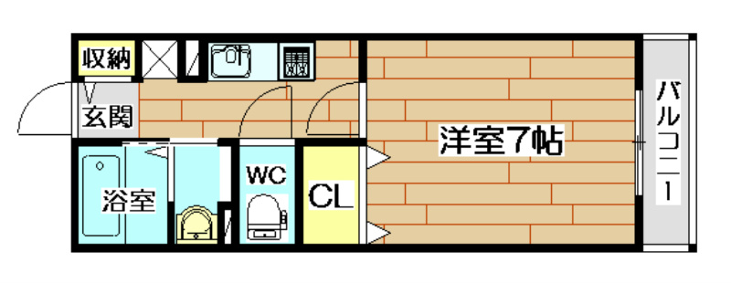 ハイツ東大手 間取り