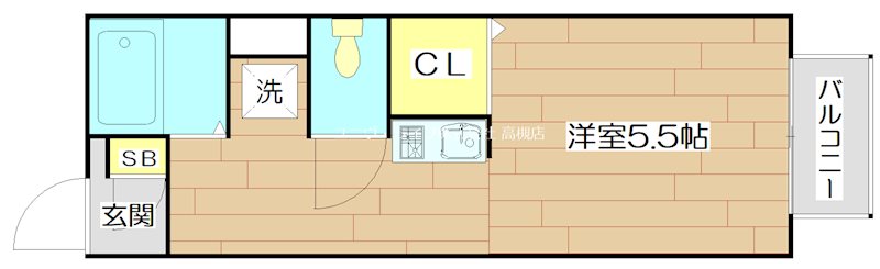 リュミエール北園 間取り図