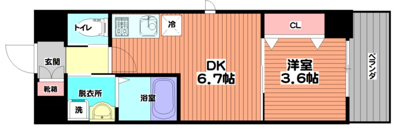 K&amp;#39;s スクエア江坂 間取り図