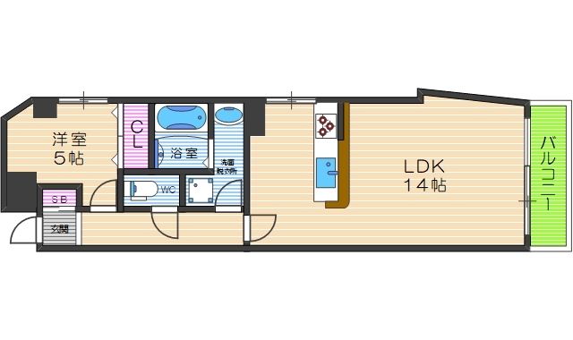 LakiaMaison高槻  間取り