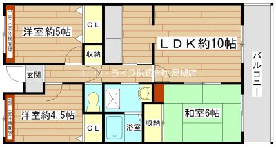 シティライフ柳川 間取り